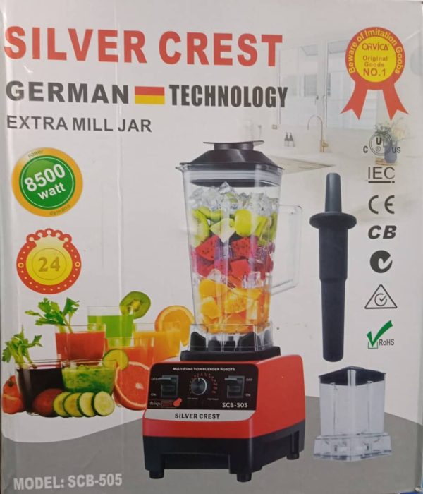 Silver Crest Commercial Blender 8500W With 2l Big Jar.