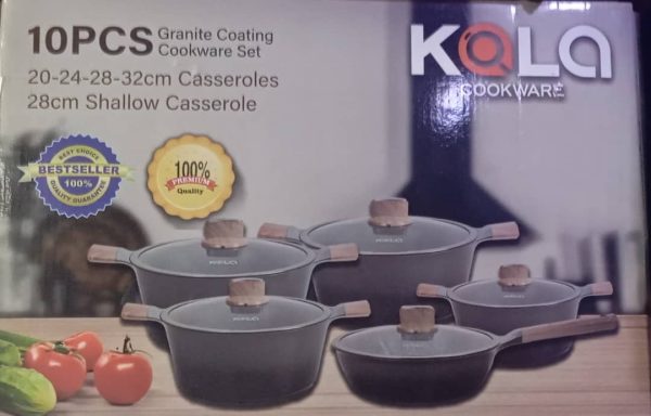 KOLA GRANITE COOKWARE SET 
