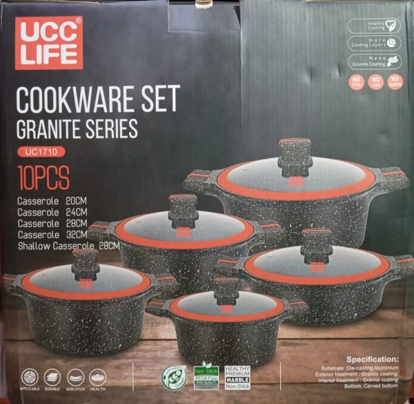 ( UCC LIFE ) COOKWARE SET