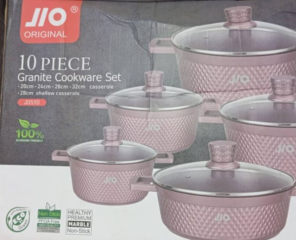 JIO ORIGINAL GRANITE COOKWARE SET