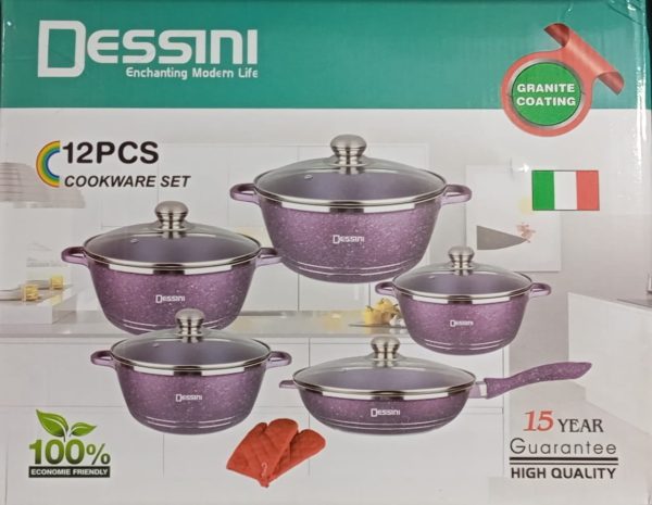 DESSINI 12PCS COOKWARE SET