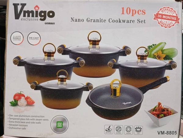 VMIGO EXCLUSIVE GRANITE COOKWARE SET (GERMANY)