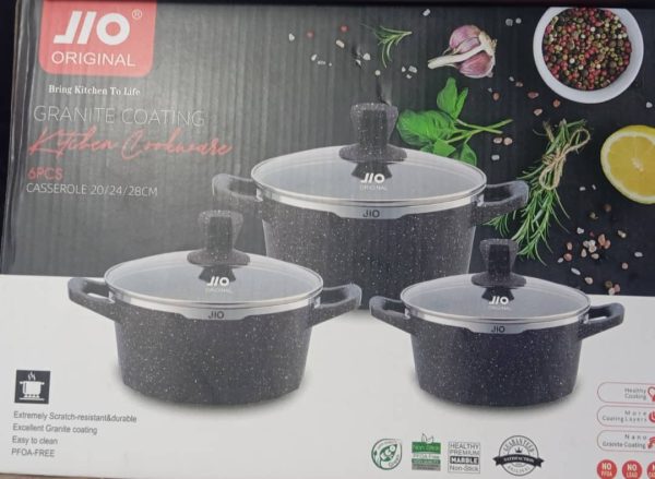 JIO ORIGINALGRANITE COOKWARE SET