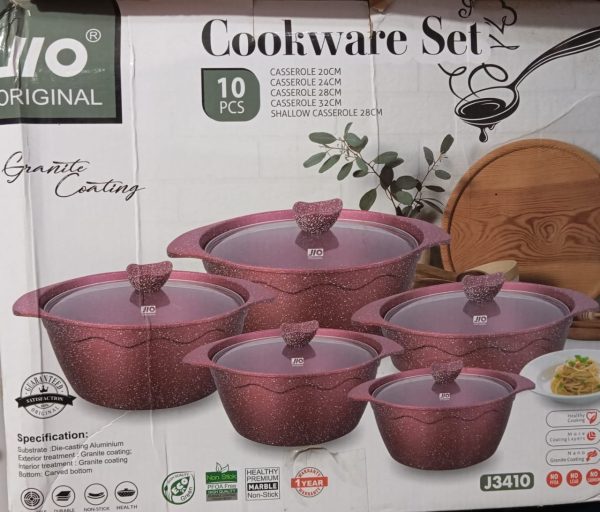 JIO ORIGINAL GRANITE COOKWARE SET