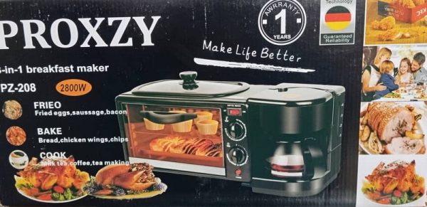 Proxzy 3 In 1 Breakfast Maker